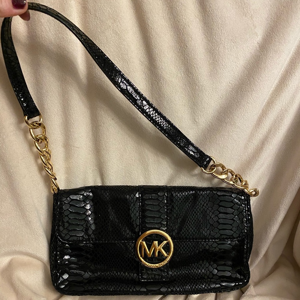 Michael Kors Python Leather Embossed Bag - image 1